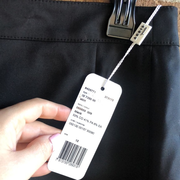 New AKRIS Punto Black Pencil Skirt - Picture 5 of 11